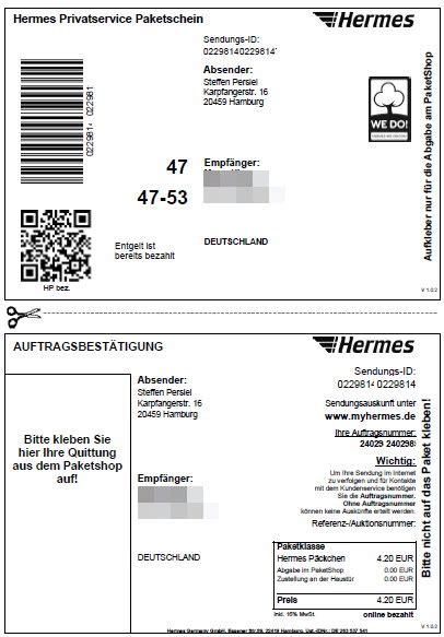 hermes versand wesseling|Hermes schein kaufen.